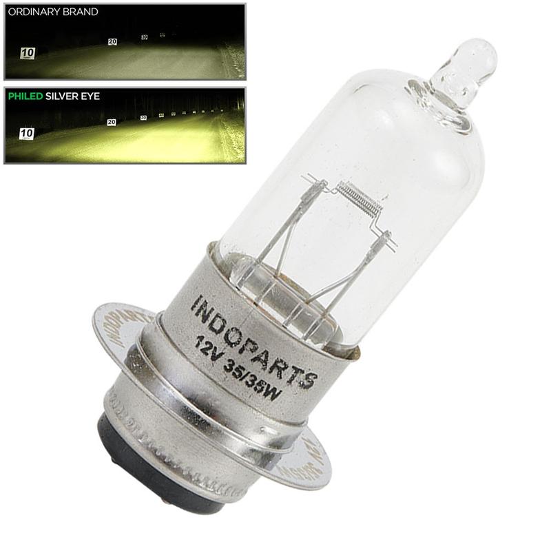 หลอดไฟฮาโลเจน 12V สว่างมาก H6 T19 P15D หลอดไฟหน้ารถจักรยานยนต์ Motorcycle กรีน 3