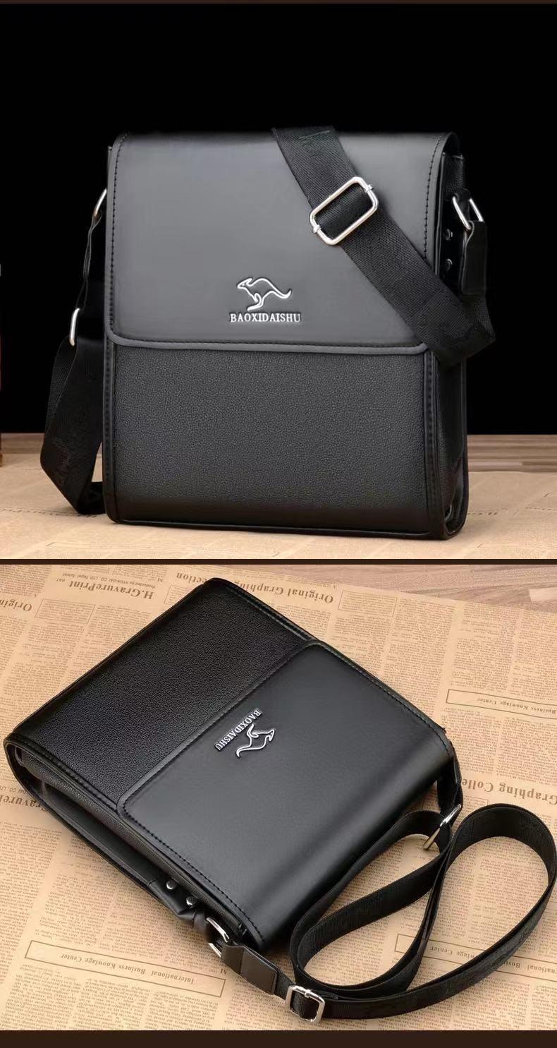 Product Introduction of Tianhongdaishu Man Bag Genuine Leather Shoulder Bag Small Saddle Bag Men's Crossbody Large Capacity Cattle Leather Bag Business Casual Bag New 15