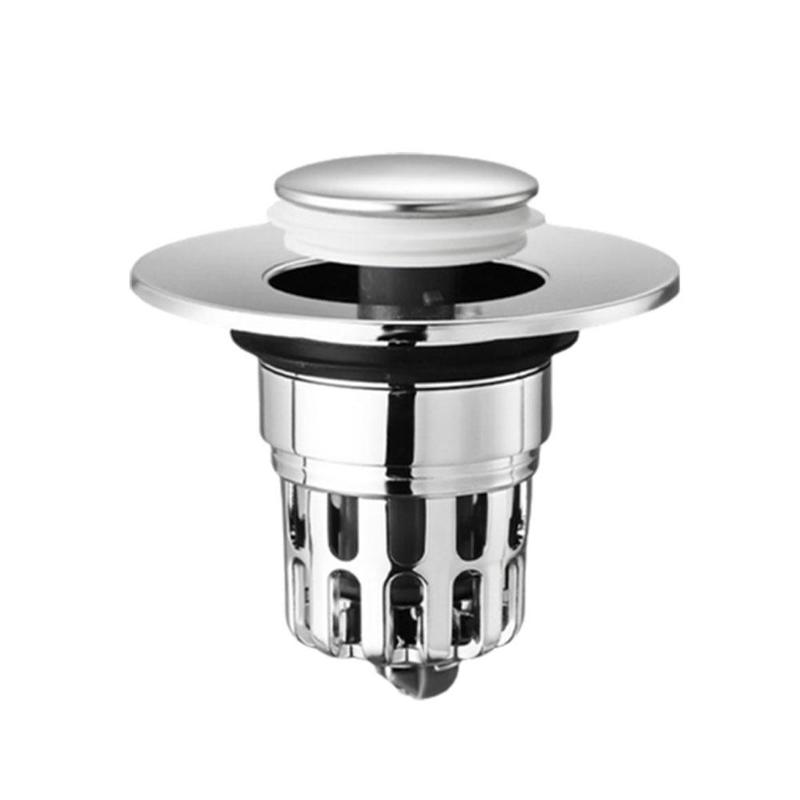 Product Introduction of Universal Sink  Washbasin Water Head Leaking Stopper Push-type Copper Basin Filter Bath Tub Drain Stopper Deodorant Plug Accessories 22