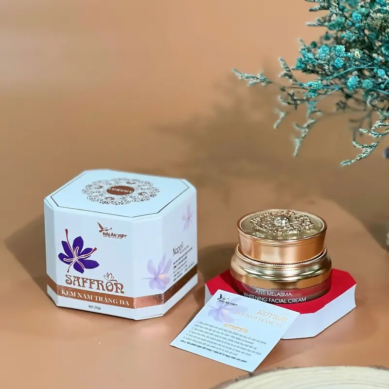 [ MẪU MỚI LUXURY ] KEM FACE SAFRON NHỤY HOA NGHỆ TÂY KEM MẪU MỚI NÂNG CẤP LỌ 20GR Làm Đẹp Da Skincare Dưỡng Ẩm Da Chăm Sóc Da Nữ Women 3