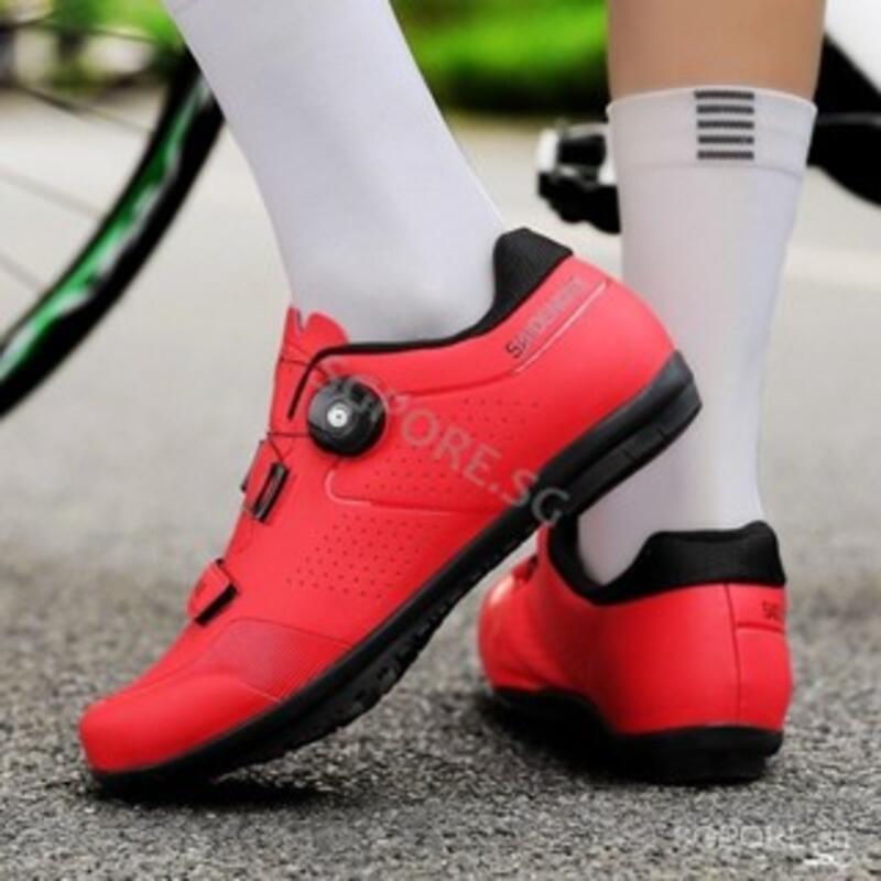 Product Introduction of Outdoor Men Non Locking Bicycle New Without Cleats Bike Unisex Non-slip Rubber Shoes Mountain Cycg Sneakers LF6I 7