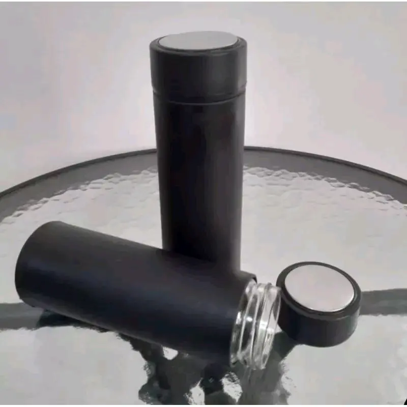 botol kaca 6oup polos hitam botol souvenir warna hitam sangat bagus jika di sablon lenih elegan untuk hampers souvenir