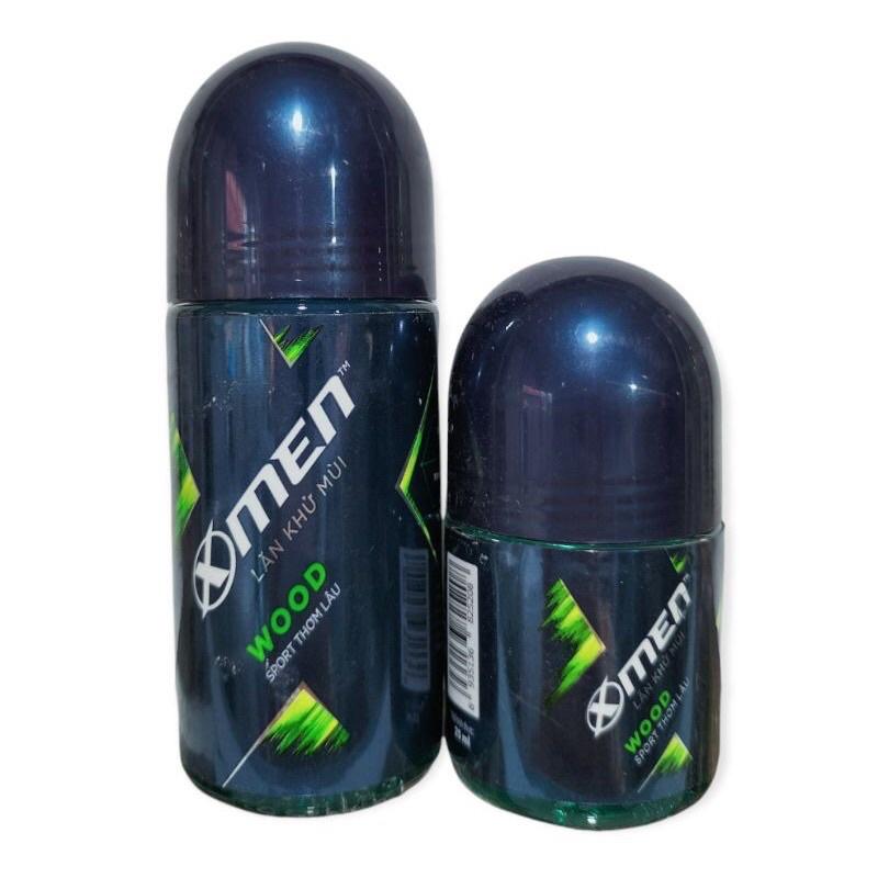 Lăn khử mùi Xmen nam Wood - Fire 25ml 50ml ngăn mùo cơ thể nam