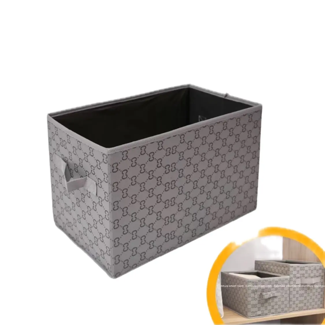 COMBO 3 Hộp Vải Đựng Đồ Đa Năng Hàng Cao Cấp VNXK. Đựng Quần Áo Gấp Gọn Có Quai Xách Tiện Lợi hop  vaidung hop chia