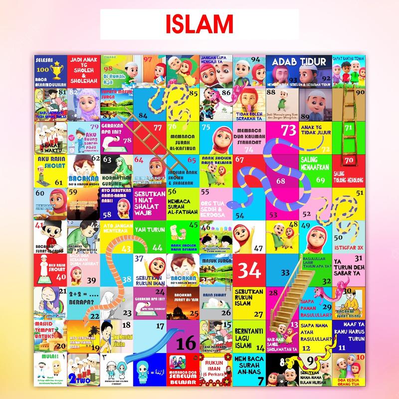 Permainan Anak Ular Tangga Jumbo 7