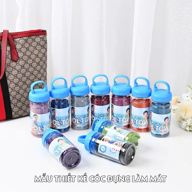 Khăn Lạnh Thể Thao Làm Mát Tức Thì CoolTowel Khăn Chuyển Nhiệt Lạnh Hỗ Trợ Làm Mát Thấm Hút Mồ Hôi Nhanh Khô 1