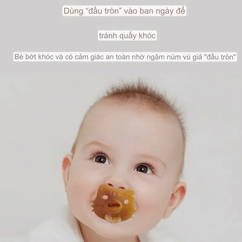 Ti giả cho bé kidzoo.cm ngày và đêm bằng silicone từ 0 - 24m Cao Su 7
