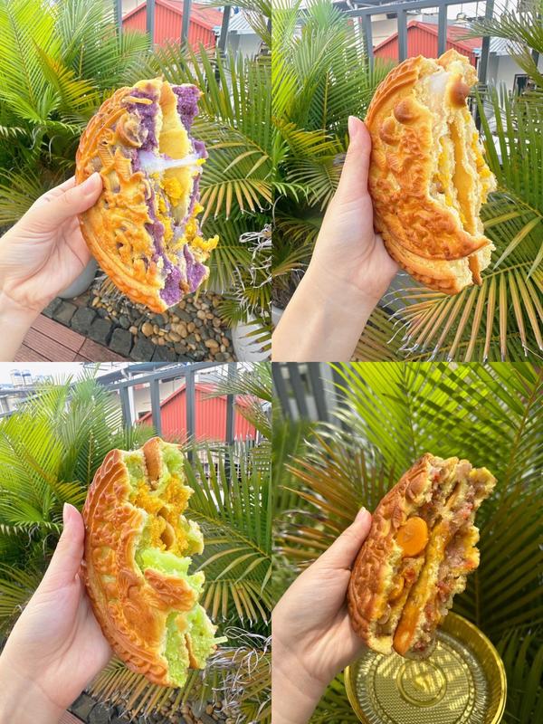 Combo 2 bánh trung thu mochi trứng ruốc 300gr Lâm Thuỷ + tặng chả