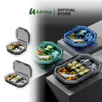 Gambar U-Living Kotak Obat Mini Kedap Udara Transparant Portable Medicine Travel Box Kotak Penyimpanan Obat Harian DSO005 - Small - Black dari U-Living Bekasi Official Store Kota Bekasi 1 Tokopedia