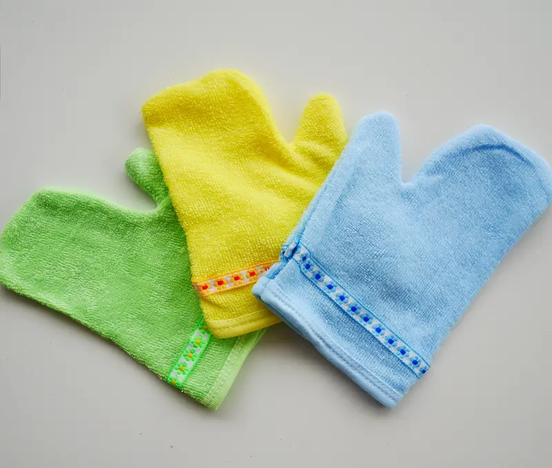 3 pcs washlap Jari mandi bayi baru lahir Newborn 0