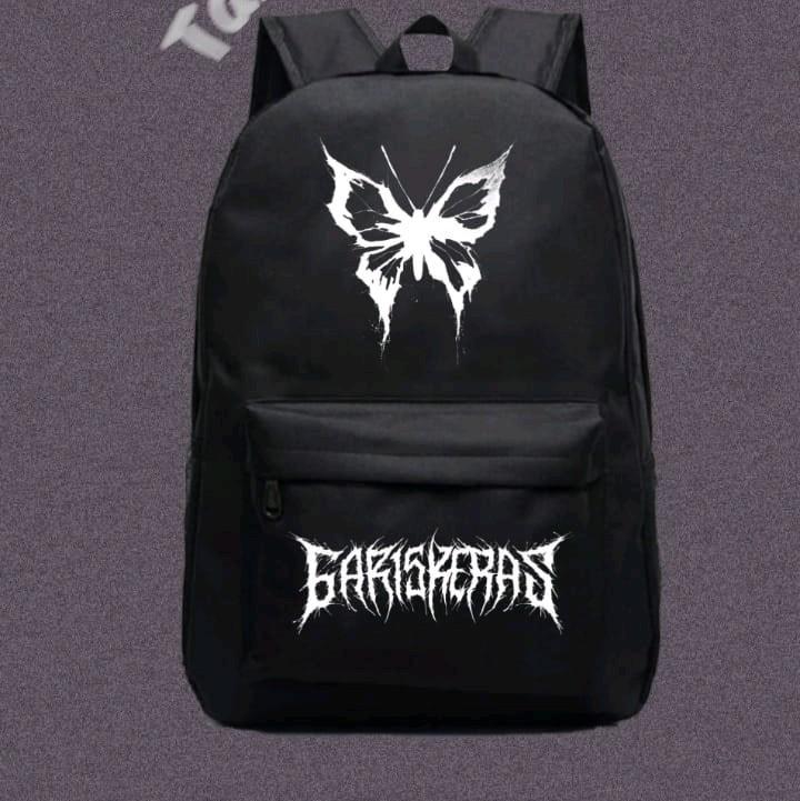 Tas ransel backpack / gendong metal edition terbaru tas pria wanita segala usia warna hitam Sekolah 6