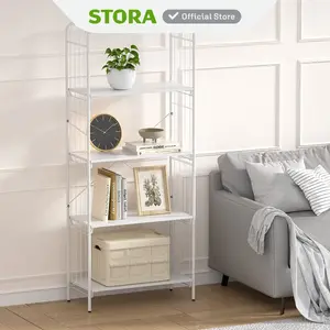 STORA NORDIC RAK BESI 5 TINGKAT - PUTIH