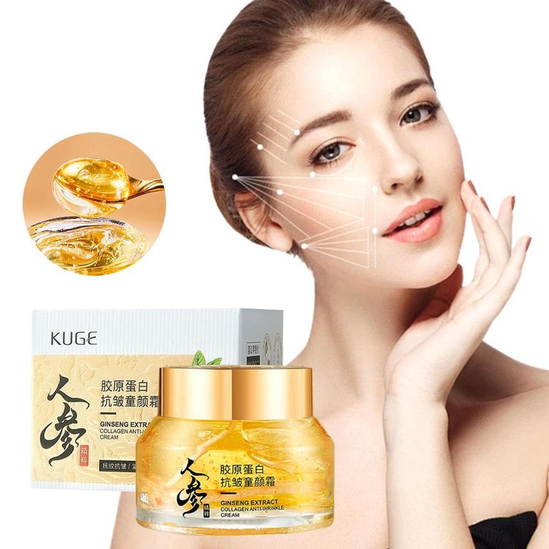 Product Introduction of Ginseng Essence Serum Facial Firming Deep Hydration Moisturizing Repairing Fine Lines Natural Skin Essence Cream Women Beuaty 50g 15