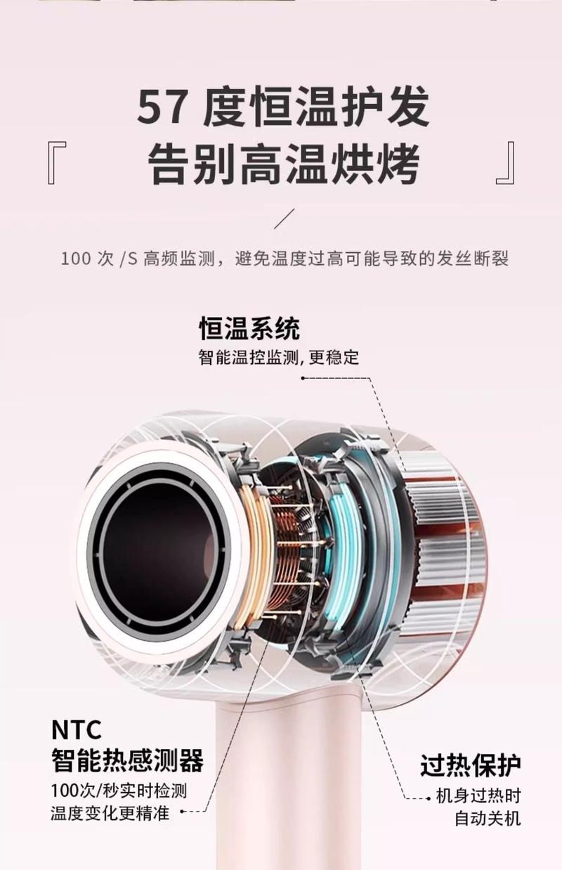 Product Introduction of Máy Sấy Tóc Tốc Độ Cao Không Cánh, Bán Chạy, Với Ion Âm, Động Cơ Không Chổi Than, Máy Sấy Chăm Sóc Tóc Nhiệt Độ Không Đổi, Bộ Quà Tặng Máy Sấy Tóc Cao Cấp 13