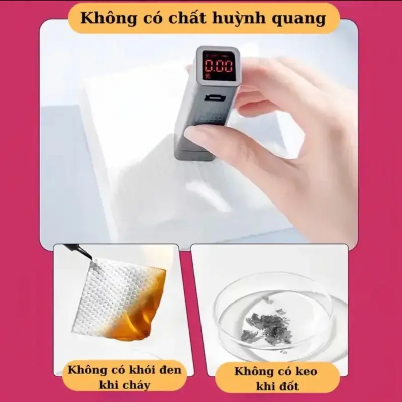 [Combo 5-10 Gói] Khăn lau mặt bông tờ dạng cuộn cao cấp, khăn mặt dùng 1 lần - 40 khăn/gói kích cỡ 20x20cm KL01 3