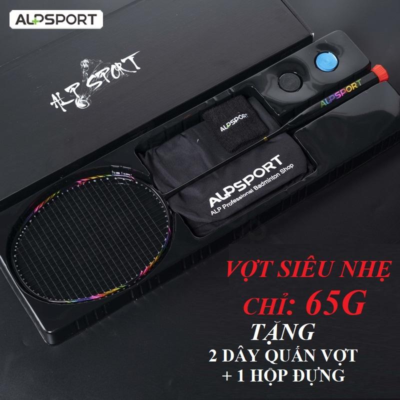  Vợt Cầu Lông ALP BBQ2.0 8U G5 65g 100% Sợi Carbon Siêu Nhẹ 