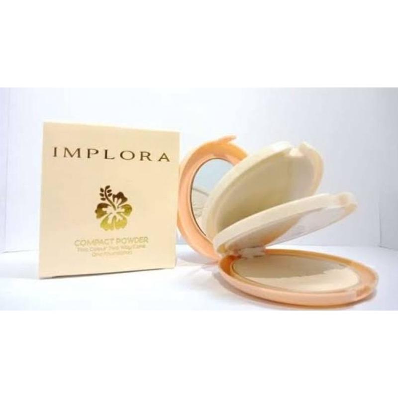 Implora Compact Powder Sueluttu Compact Powder Two Color Two Way Cake One Foundation Bedak Implora Sueluttu Best Seller 5