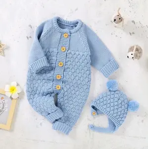 Baju Kodok Bayi 0-10Bulan Jumper Nanas Gratis Ciput Uniseks Bayi baru lahir new born Cewek cowok Perempuan Laki laki Abu Blue Hitam Pink White Unisex Katun Newborn Biru