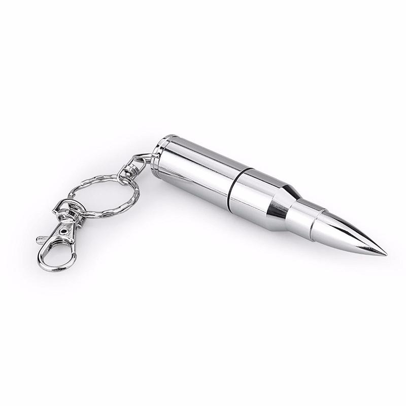Product Introduction of Pemacu Denyar USB Peluru Logam, Reka Bentuk Kreatif, Kapasiti 8G, Logo Tersuai, Kelajuan Tinggi, Diperbuat daripada Keluli Tahan Karat, Sesuai sebagai Hadiah Pameran Perniagaan, Tersedia dalam 16gb Otg Storage 27