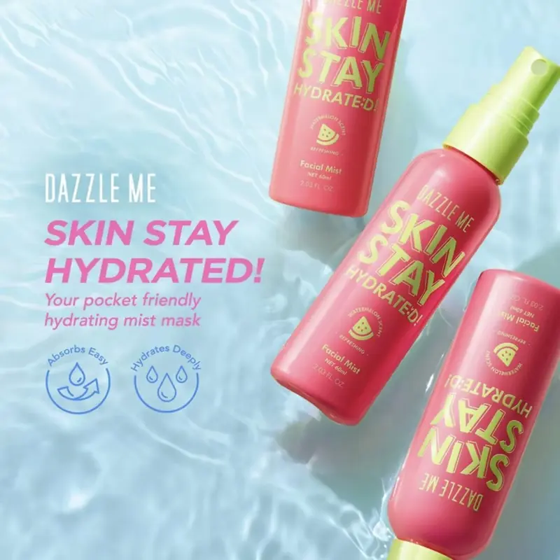 BestPrice- NEW DAZZLE ME Get a Grip Spray Makeup Setting-Dewy Fix 60ml Lasting Extract ... 1