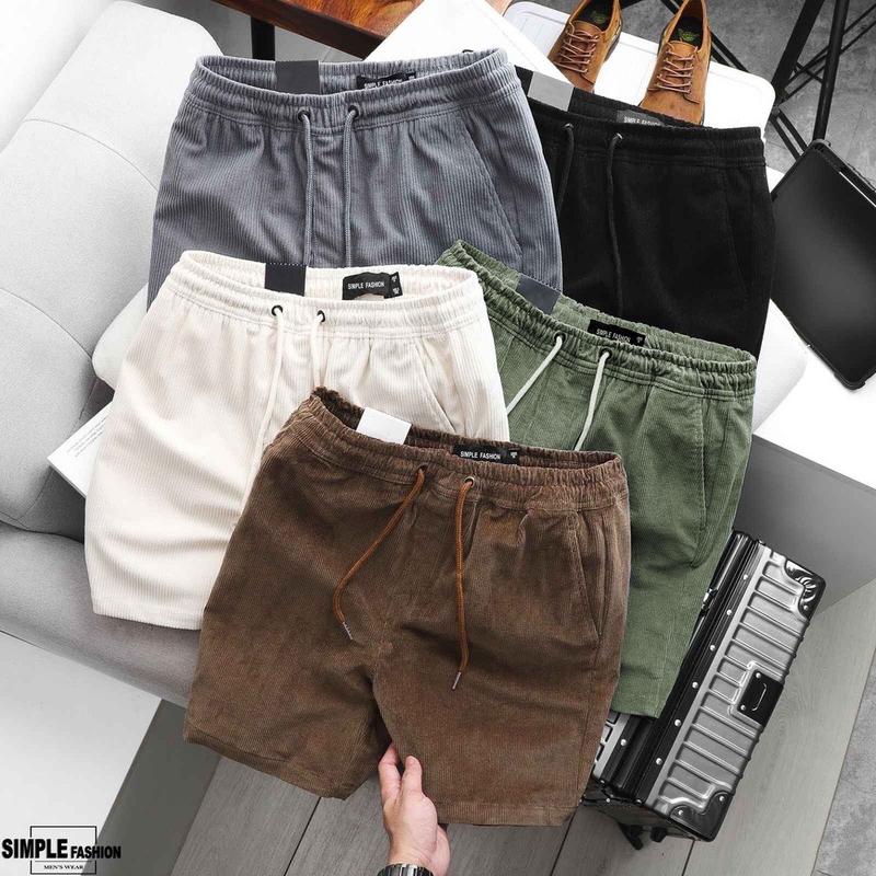 Quần SHORT Nam Nhung Trơn Cao Cấp Loại 1 Dày Dặn QD09 - PROMAN1 Menswear