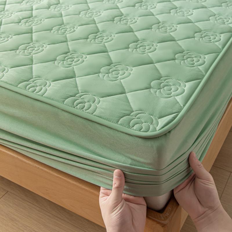 Product Introduction of Waterproof Jacquard Mattress Cover Pad Protector Breathable Durable Fitted Sheet Latex Mat Double Thicken Bed Cover180/220x200cm 15