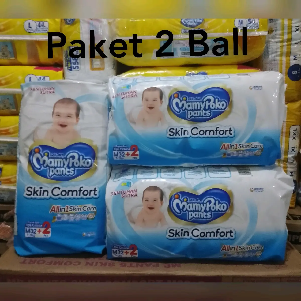 PAKET 2 BALL MAMYPOKO PANTS SKIN COMFORT M32 L28