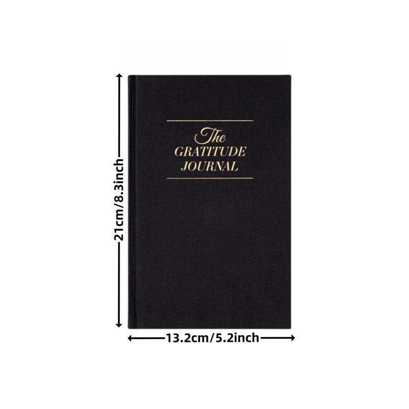 Product Introduction of Gratitude Journal, 3 Counts/set Simple Undated Hardcover Daily Guide Planner, Effective Gratitude Journal for Women & Men 1