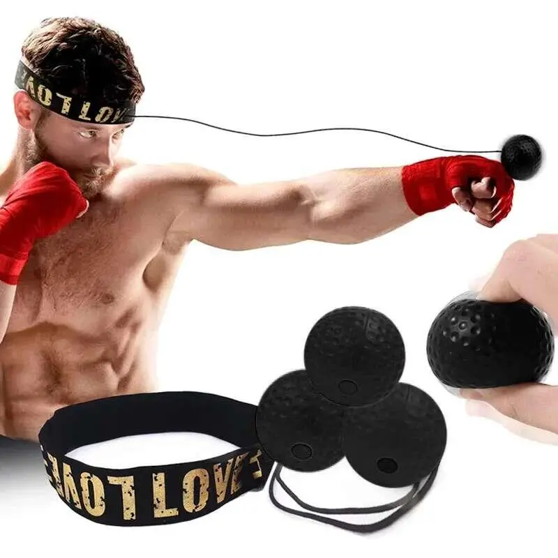 Headworn Bo Magic Reaction Ball Fight Training Coordination Ability Vent Fist Speed Precision Decompression boxing  music  machine