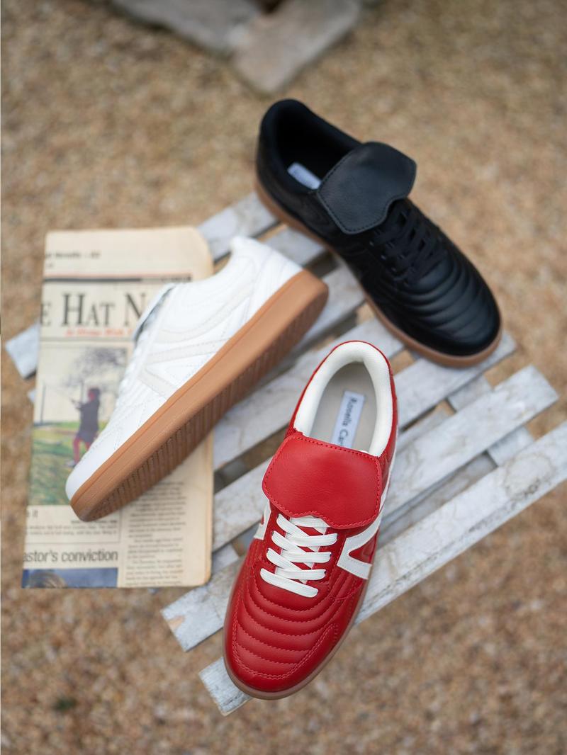 Product Introduction of Women's Fashionable Lace Up Low Top Sneakers, Casual Comfortable Sports Shoes for Daily Wear, Female All-match Round Toe Shoes for Daily Wear 6