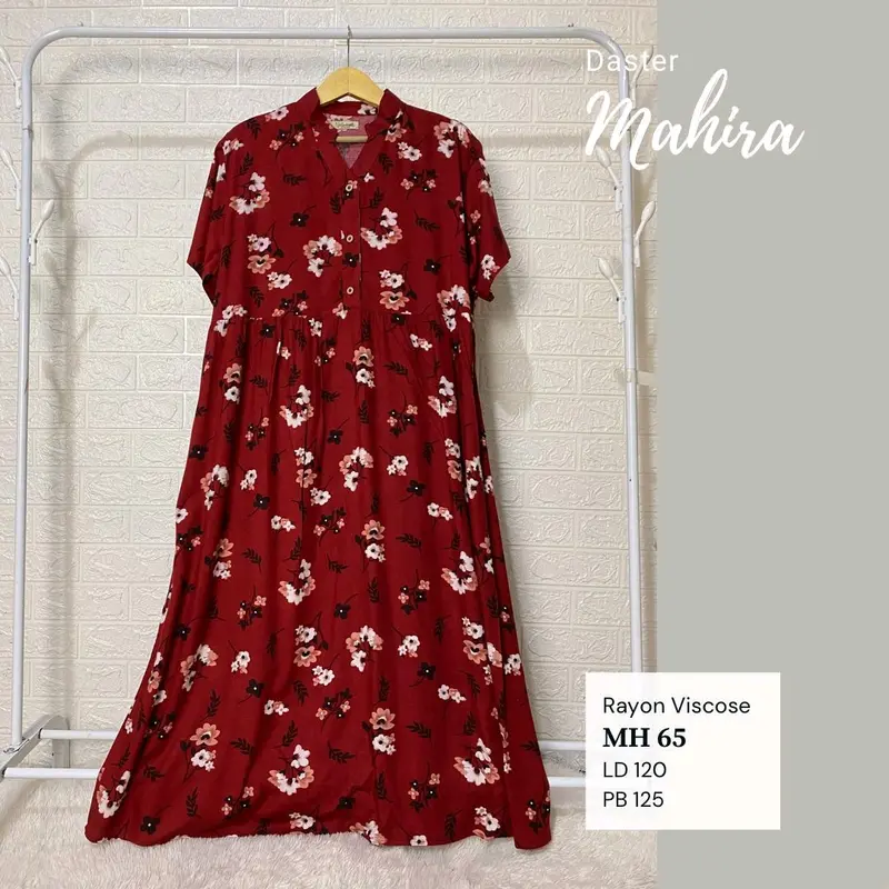 Nura Collection Official - Daster Mahira Motif - Daster Wanita Model Terbaru Bahan Katun Rayon Viscose 1