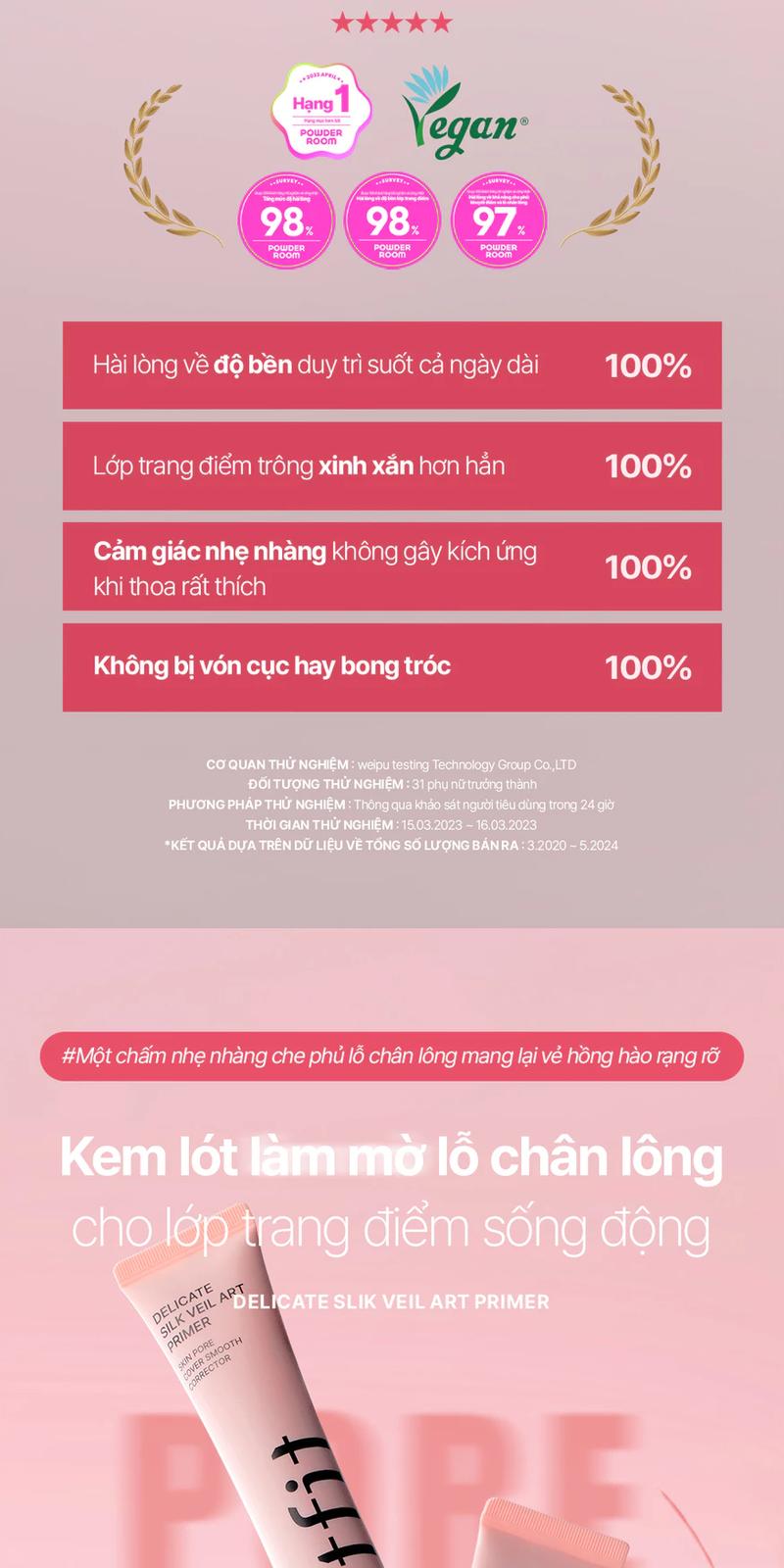 Product Introduction of Kem Lót TFIT Delicate Silk Veil Art Primer kiềm dầu, hỗ trợ hiệu chỉnh màu da mà không gây bí da 30ml 1