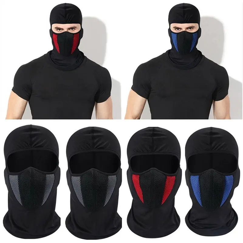 Balaclava Motorcycle Face Mask Moto Helmet Bandana Hood Ski Neck Full Face Mask Windproof Dustproof Face Shield Autumn Winter