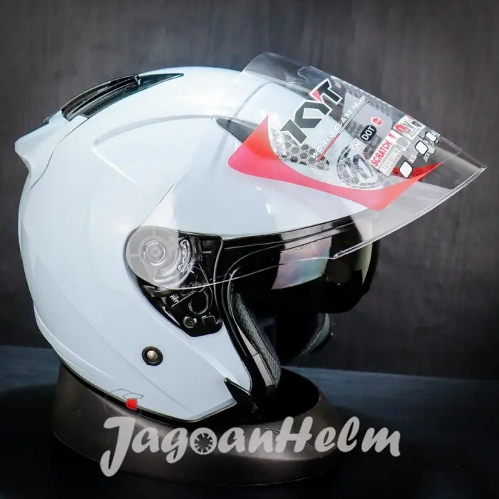 KYT HELM GALAXY SLIDE FLAT R  | SOLID FLAT VISOR - STANDART Helmet Motorcycle 5