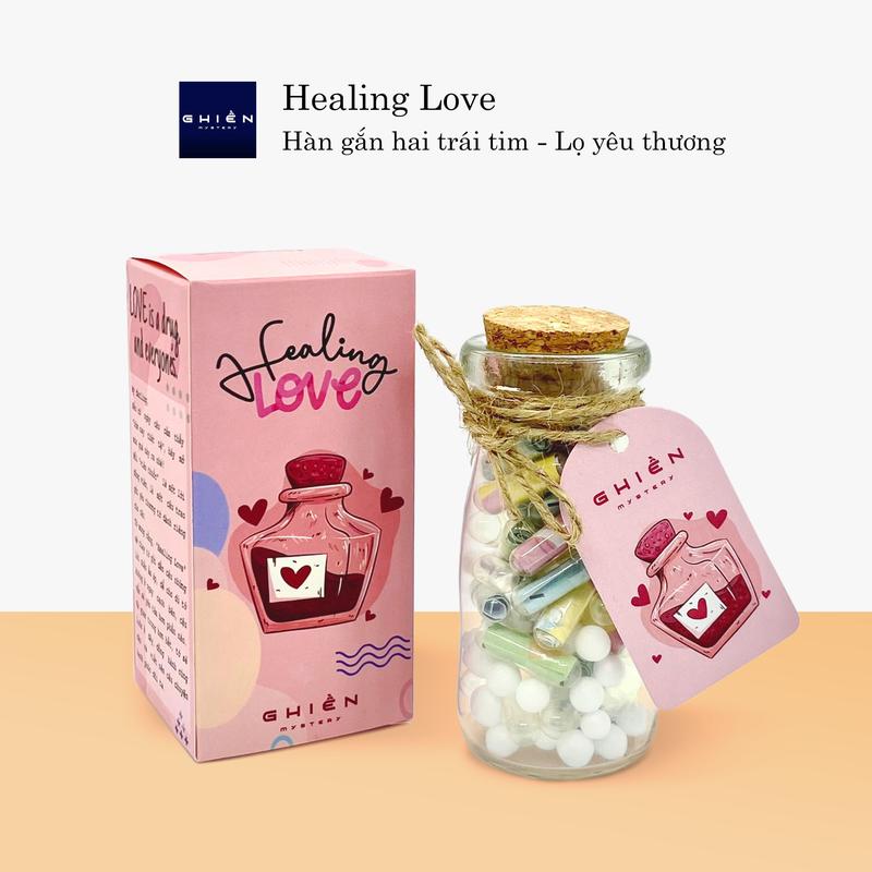 Lọ chữa lành Healing Love quà tặng cho cặp đôi - Gửi gắm 50 lời nhắn nhủ hàn gắn tình cảm ấm áp yêu thương | Ghiền Mystery chữa lành tâm hồn