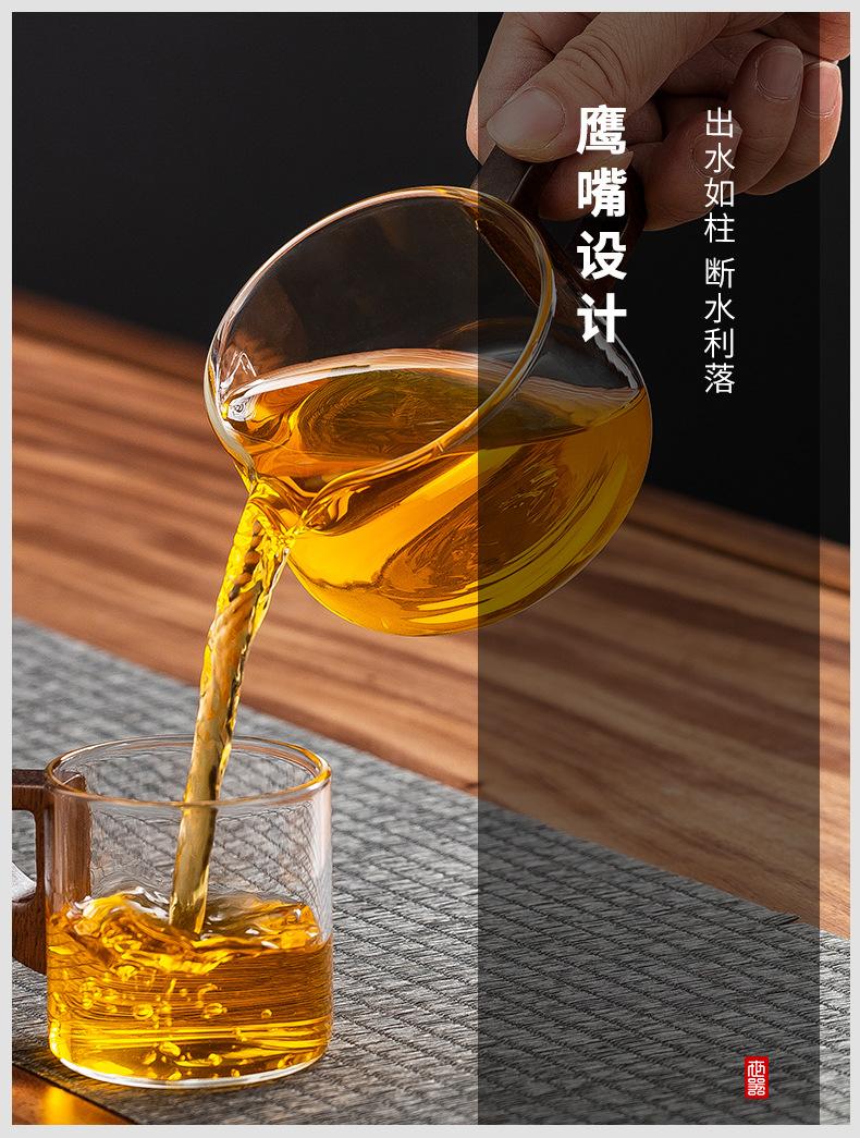 Product Introduction of Teapot making tea household 2025 new tea separator glass liner tea set elegant cup making teapot lazy tea set perfect  teapot 5