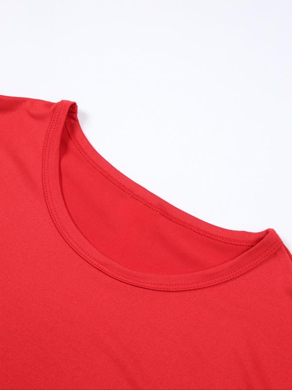 Women's Fish Print Round Neck Tee, Casual  Short Sleeve T-shirt for Summer, Ladies Clothes for Daily Wear 8