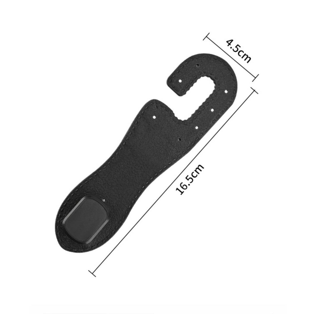 [Luarr]   Hook kursi mobil serbaguna, kait penyimpanan dalam mobil tersembunyi di sandaran kursi, kait mobil kecil, kulit rusa fleksibel, portabel, kait logam kartun serbaguna