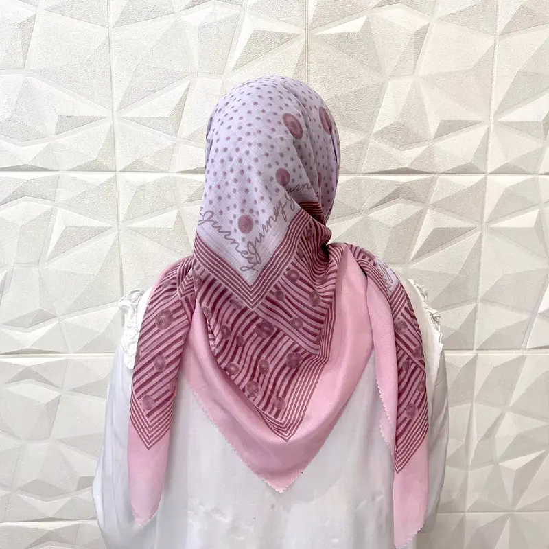 HIJAB SEGIEMPAT MOTIF JP SERIES CICI BEST SELLER 2023/KERUDUNG KATUN SUBLIME 4