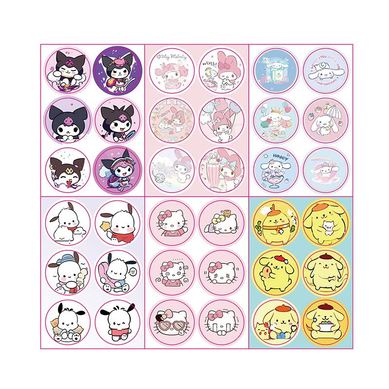 Product Introduction of 36Pcs Sanrio Kuromi Cinnamoroll My Melody Anti-Mosquito Stickers Screen Patch Stickers Anti Mosquito Clothing Hat Decoration 47