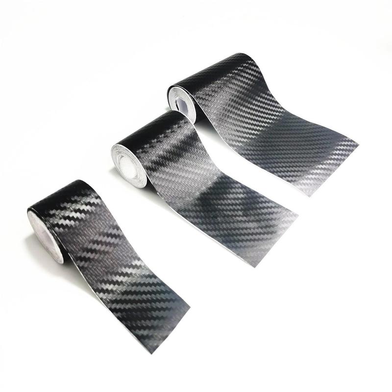 Car Window Decal Sticker, 3D Carbon Fiber Pattern Window Decal, Auto Wrap, Universal Car Exterior Decorative Sticker 4