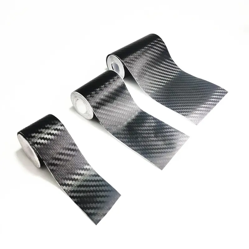 Car Window Decal Sticker, 3D Carbon Fiber Pattern Window Decal, Auto Wrap, Universal Car Exterior Decorative Sticker 4