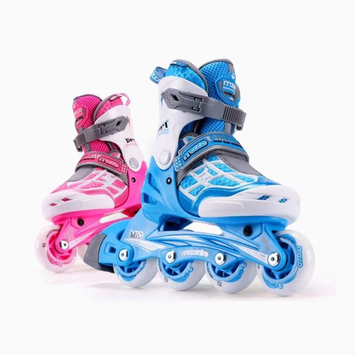Giày Patin trẻ em tặng mũ và đồ bảo hộ (5 đến 14 tuổi) (Tặng nón bảo hiểm + Bảo hộ) Sneaker Sport Kid Cho Bé Tập Thể Dục - Xả kho nên giảm sâu, giá nhập 495K Nam 1