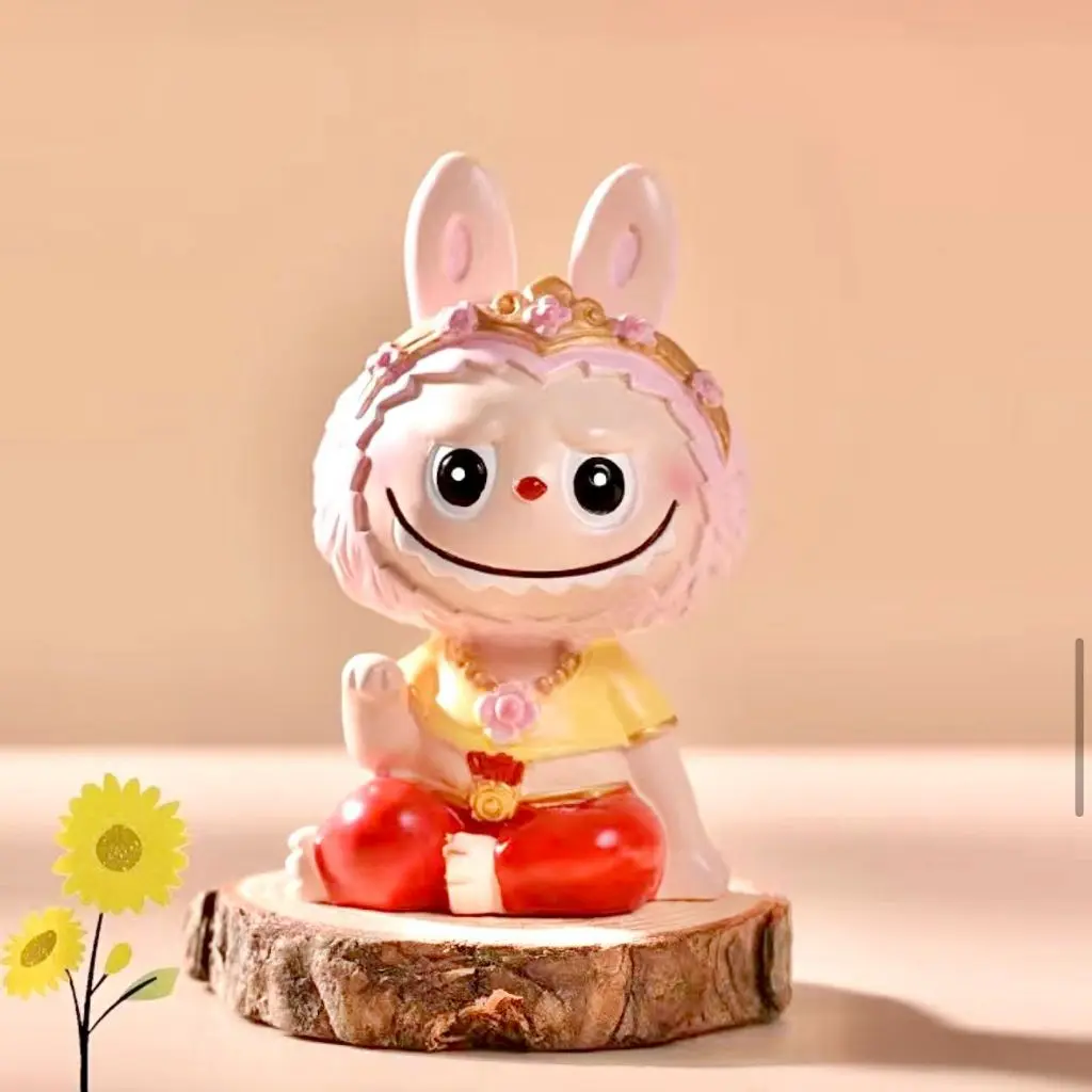 Koleksi Ornament Pajangan Meja Boneka Bubuda ( Labubu X Budha ) Boneka Lucu Kekinian