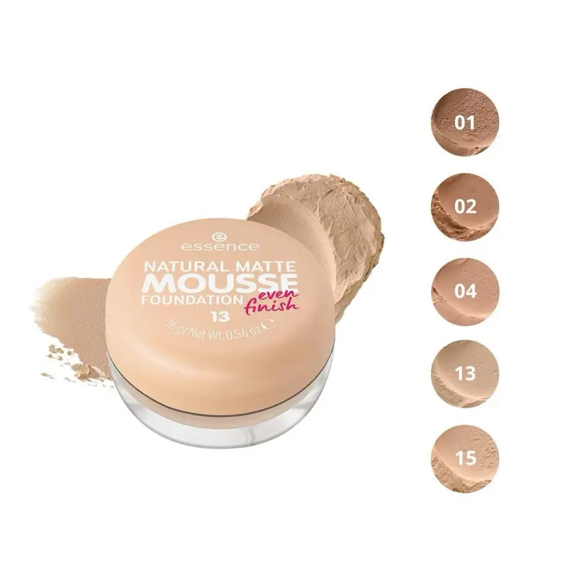 Phấn tươi Essence Mousse (Đức) màu 04 tự nhiên giúp kiềm dầu, che khuyết điểm hiệu quả.