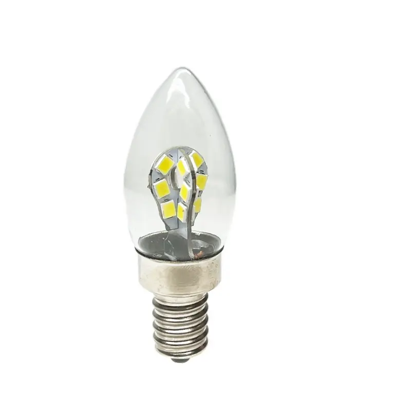 2W E14 White Light Warm LED 85-265V Light Bulb with Small Screw ...