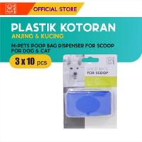 Gambar M-Pets Dog Poop Bag Dispenser For Scoop 3x10 Pcs / Plastik Kotoran dari M-Pets Volk Pets Indonesia Kota Administrasi Jakarta Barat 1 Tokopedia