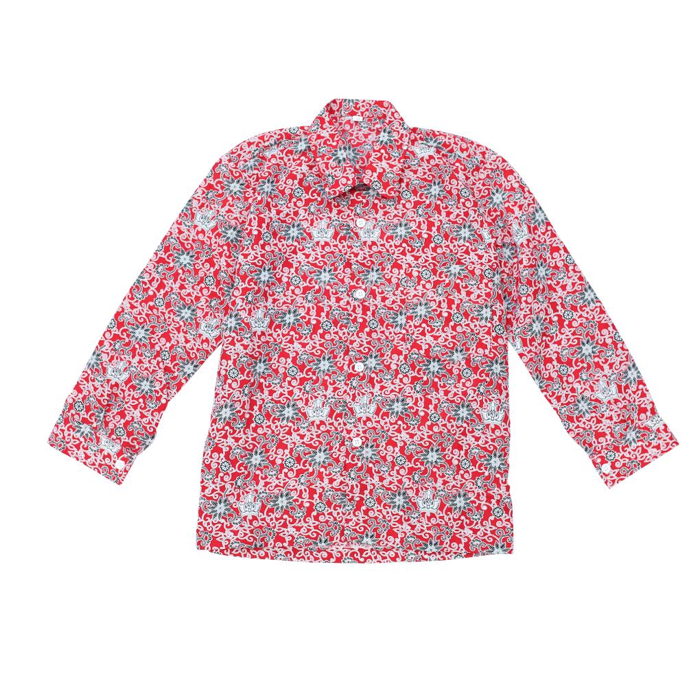 Baju Seragam Batik Sekolah SD Motif Bunga Rampe Baju Seragam Batik Sekolah SD Motif Bunga Rampe