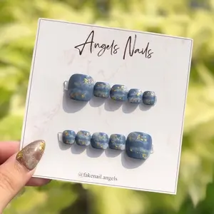 Kuku Palsu Kaki || Fake nails kaki || kuku kaki || Press on nails handmade Polish