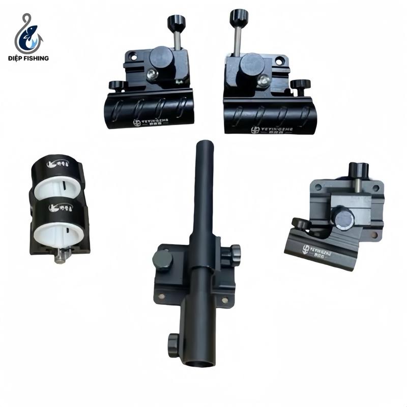 COMBO Pass Gắn Thùng Câu Cá YE YING ZHE Pass Gác Cần Tay Trái Và Tay Phải . Bộ 4 Món Pass Gắn Thùng Đi Câu Bắt Cá Fishing Câu Cá Đồng thung caudai Tay Quay đài